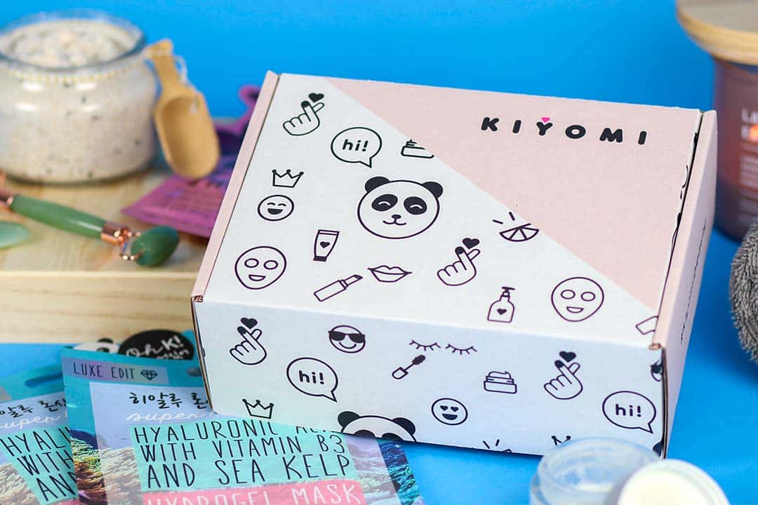 Branded shipping box for Kiyomi Beauty Box