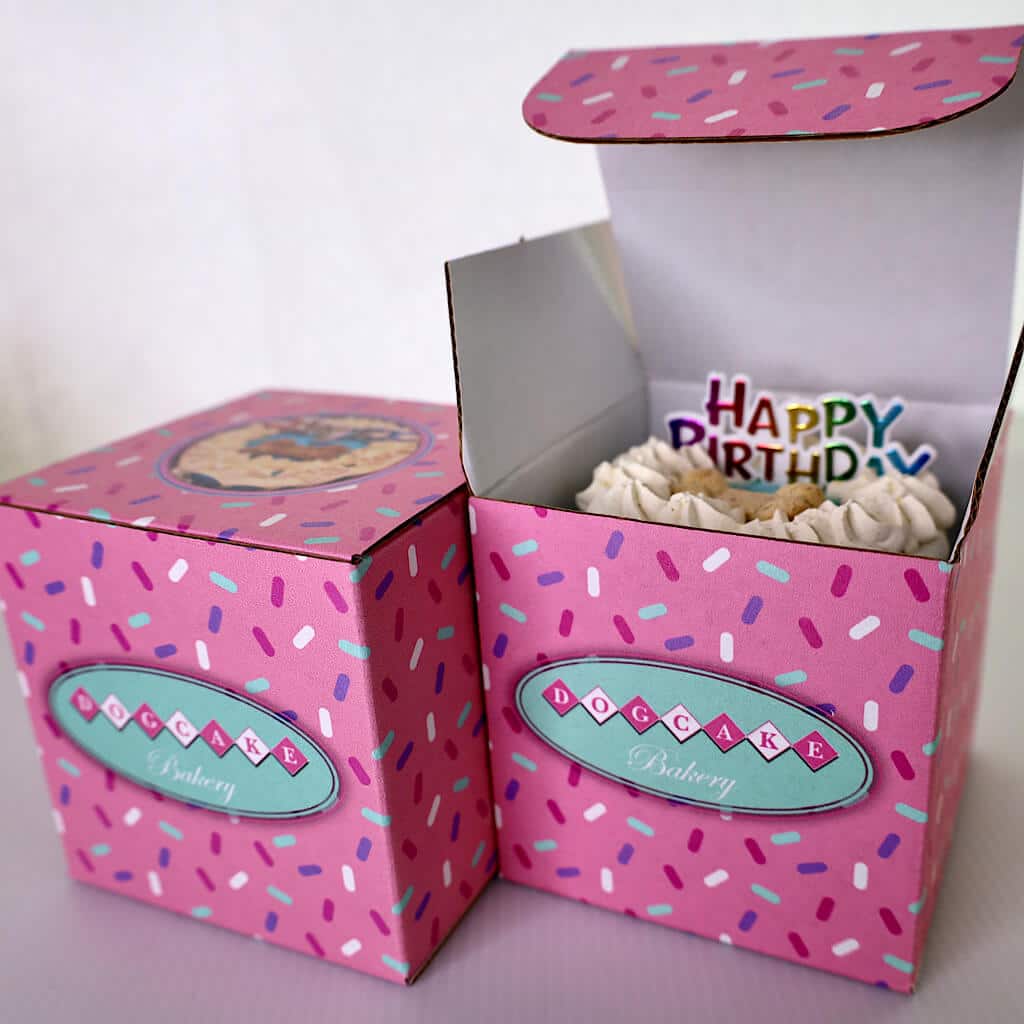 Dog Cake Bakery Packaging